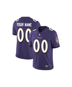 Baltimore Ravens Custom Purple 100th Season Vapor Elite Jersey - Robokeg