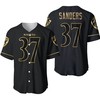 Baltimore Ravens Deion Sanders #37 Nfl Great Player Black Golden Brandedition Vapor 3d Designed Allover Gift For Baltimore Fans Baseball Jersey - Robokeg