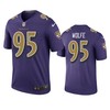 Baltimore Ravens Derek Wolfe Purple Color Rush Legend Jersey - Robokeg