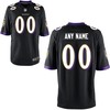 Baltimore Ravens Game Custom Jersey - Black Custom Jerseys Nfl - Robokeg