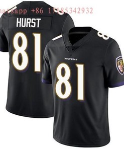 Baltimore Ravens Hayden Hurst #81 2020 Nfl Black Jersey Jersey - Robokeg