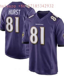 Baltimore Ravens Hayden Hurst #81 2020 Nfl Purple Jersey Jersey - Robokeg