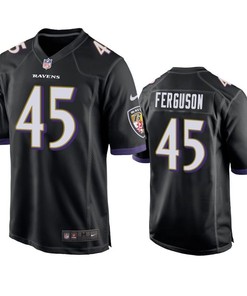 Baltimore Ravens Jaylon Ferguson 2019 Nfl Draft Black Game Jersey - Robokeg
