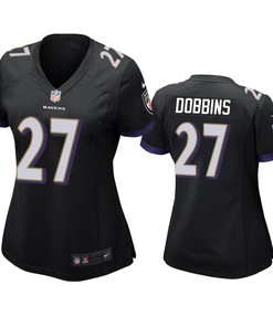 Baltimore Ravens J.k. Dobbins Black 2020 Nfl Draft Game Jersey - Robokeg