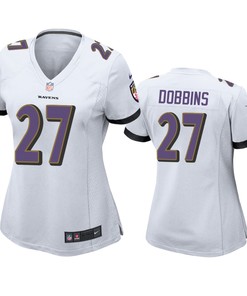 Baltimore Ravens J.k. Dobbins White 2020 Nfl Draft Game Jersey - Robokeg
