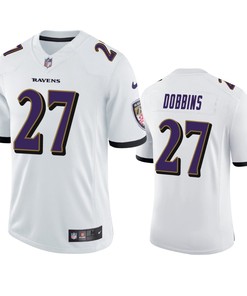Baltimore Ravens J.k. Dobbins White 2020 Nfl Draft Vapor Limited Jersey - Robokeg