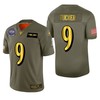 Baltimore Ravens Justin Tucker 2019 Salute To Service Nfl 100 Mens Jersey Metallic - Robokeg