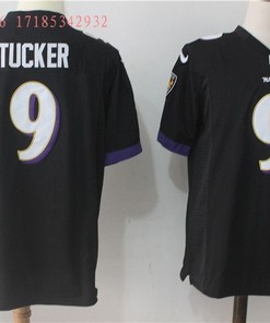 Baltimore Ravens Justin Tucker #9 2020 Nfl Black Jersey Jersey - Robokeg