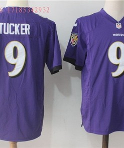 Baltimore Ravens Justin Tucker #9 2020 Nfl Purple Jersey Jersey - Robokeg