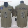 Baltimore Ravens Lamar Jackson #8 2020 Nfl Grey Jersey Jersey - Robokeg