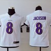 Baltimore Ravens Lamar Jackson #8 Nfl 2020 White Jersey - Robokeg
