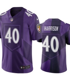 Baltimore Ravens Malik Harrison Purple City Edition Vapor Limited Jersey - Robokeg