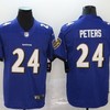 Baltimore Ravens Marcus Peters #24 2020 Nfl Blue Jersey Jersey - Robokeg