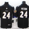 Baltimore Ravens Marcus Peters #24 Nfl 2020 Black Jersey - Robokeg