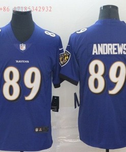 Baltimore Ravens Mark Andrews #89 2020 Nfl Blue Jersey Jersey - Robokeg