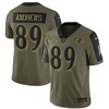 Baltimore Ravens Mark Andrews 89 Nfl Olive 2021 Salute To Service Player Men Jersey For Ravens Fans - Robokeg