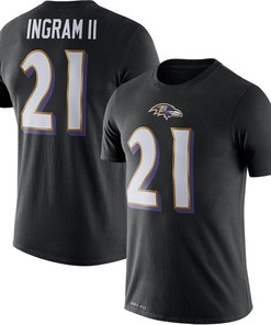 Baltimore Ravens Mark Ingram Black Legend Jersey - Robokeg