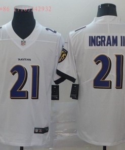 Baltimore Ravens Mark Ingram Jr. #21 2020 Nfl White Jersey Jersey - Robokeg