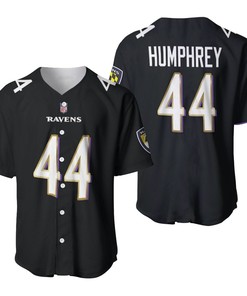 Baltimore Ravens Marlon Humphrey #44 Great Player Nfl American Football Game Jersey Black 2019 3d Designed Allover Gift For Ravens Fans Baseball Jersey - Robokeg
