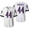 Baltimore Ravens Marlon Humphrey #44 Nfl Great Player White 100th Season 3d Designed Allover Gift For Baltimore Fans Baseball Jersey - Robokeg