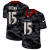 Baltimore Ravens Marquise Brown #15 Nfl 2020 Camo Black Jersey - Robokeg