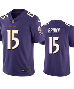 Baltimore Ravens Marquise Brown 2019 Nfl Draft Purple Vapor Limited Jersey - Robokeg