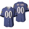 Baltimore Ravens Nfl American Football Team Logo Game Purple 2019 3d Designed Allover Custom Gift For Baltimore Fans Baseball Jersey - Robokeg