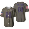 Baltimore Ravens Nfl Football Deion Sanders Salute To Service Retired Player Olive 3d Designed Allover Custom Gift For Baltimore Fans Baseball Jersey - Robokeg