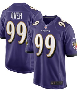 Baltimore Ravens Odafe Oweh Purple 2021 Nfl Draft First Round Pick Game Mens Jersey Gift For Ravens Fans - Robokeg