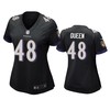 Baltimore Ravens Patrick Queen Black 2020 Nfl Draft Game Jersey - Robokeg