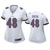 Baltimore Ravens Patrick Queen White 2020 Nfl Draft Game Jersey - Robokeg