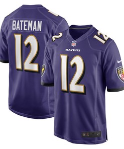 Baltimore Ravens Rashod Bateman Purple 2021 Nfl Draft First Round Pick Game Mens Jersey Gift For Ravens Fans - Robokeg