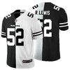 Baltimore Ravens Ray Lewis #52 Nfl 2020 Black And White Jersey - Robokeg