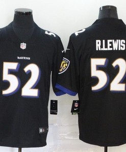 Baltimore Ravens Ray Lewis #52 Nfl 2020 Black Jersey - Robokeg