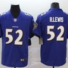 Baltimore Ravens Ray Lewis #52 Nfl 2020 Indigo Jersey - Robokeg