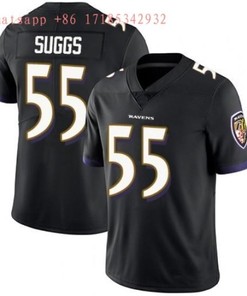 Baltimore Ravens Terrell Suggs #55 2020 Nfl Black Jersey Jersey - Robokeg