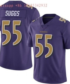 Baltimore Ravens Terrell Suggs #55 2020 Nfl Purple Jersey Jersey - Robokeg