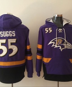 Baltimore Ravens Terrell Suggs #55 Nfl 2020 Purple Jersey - Robokeg