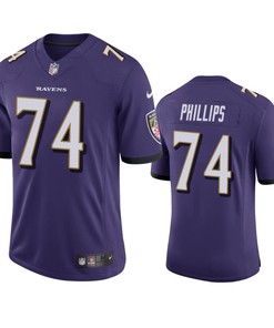 Baltimore Ravens Tyre Phillips Purple Vapor Limited Jersey - Robokeg
