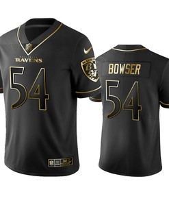 Baltimore Ravens Tyus Bowser Black Golden Edition 2019 Vapor Untouchable Limited Jersey - Mens - Robokeg