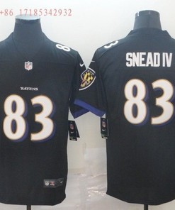 Baltimore Ravens Willie Snead #83 2020 Nfl Black Jersey Jersey - Robokeg