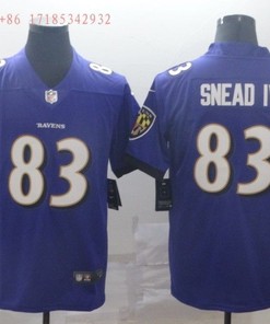 Baltimore Ravens Willie Snead #83 2020 Nfl Blue Jersey Jersey - Robokeg