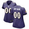 Baltimore Ravens Womens Custom Game Jersey Purple Custom Jerseys Nfl - Robokeg