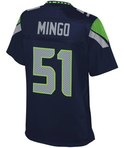 Barkevious Mingo Seattle Seahawks Nfl Pro Line Womens Player Jersey - College Navy - Robokeg