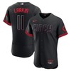 Barry Larkin 11 Cincinnati Reds 2023 City Connect Player Elite Jersey - Black - Robokeg