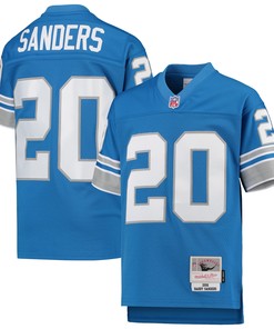 Barry Sanders Detroit Lions Mitchell & Ness 1996 Legacy Retired Player Jersey - Blue Nfl - Robokeg