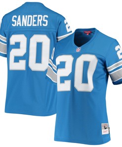 Barry Sanders Detroit Lions Mitchell & Ness Womens 1996 Legacy Replica Jersey - Blue Nfl - Robokeg