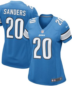 Barry Sanders Detroit Lions Nike Womens Retired Game Jersey - Blue - Robokeg