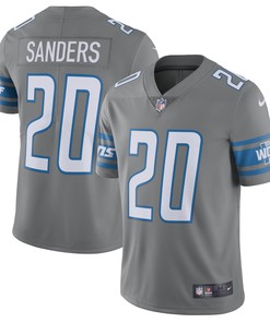 Barry Sanders Detroit Lions Retired Player Vapor Limited Jersey - Silver Nfl - Robokeg