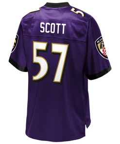 Bart Scott Baltimore Ravens Nfl Pro Line Retired Player Jersey - Purple - Robokeg